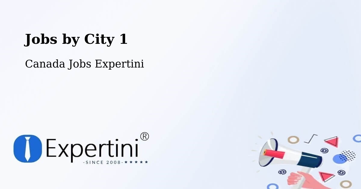 City Jobs in Canada - Expertini